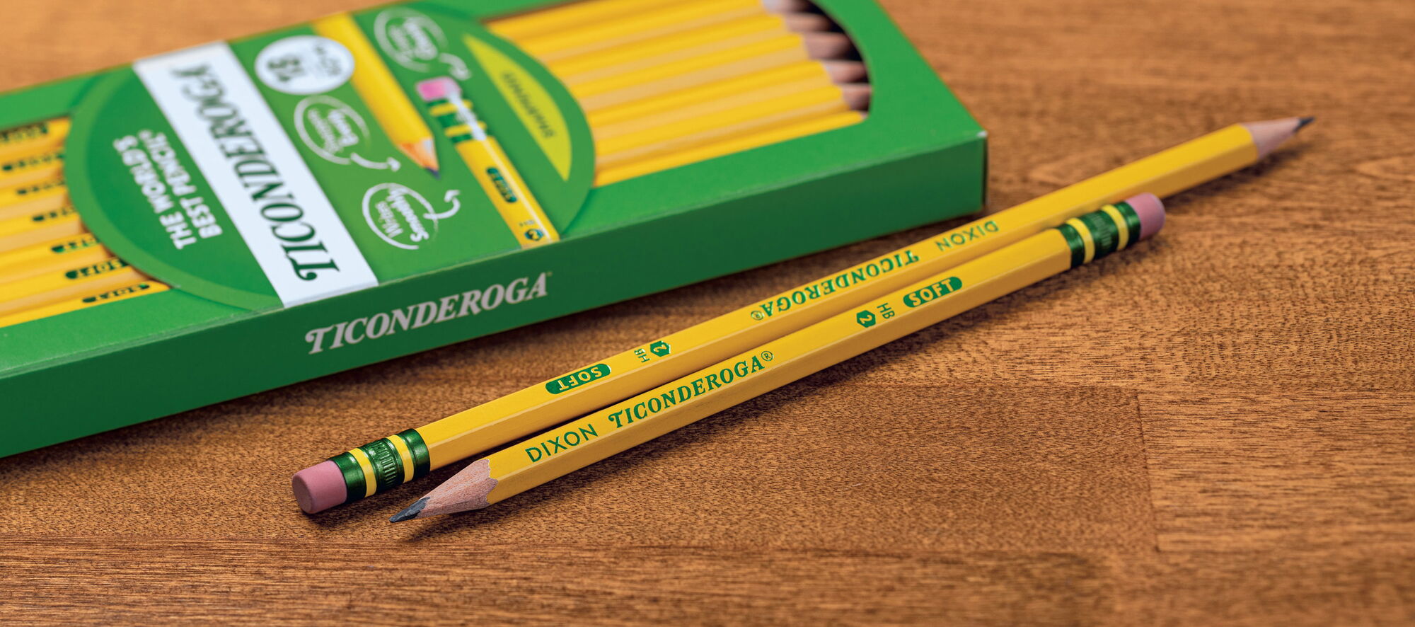 Dixon Ticonderoga pencils and packaging