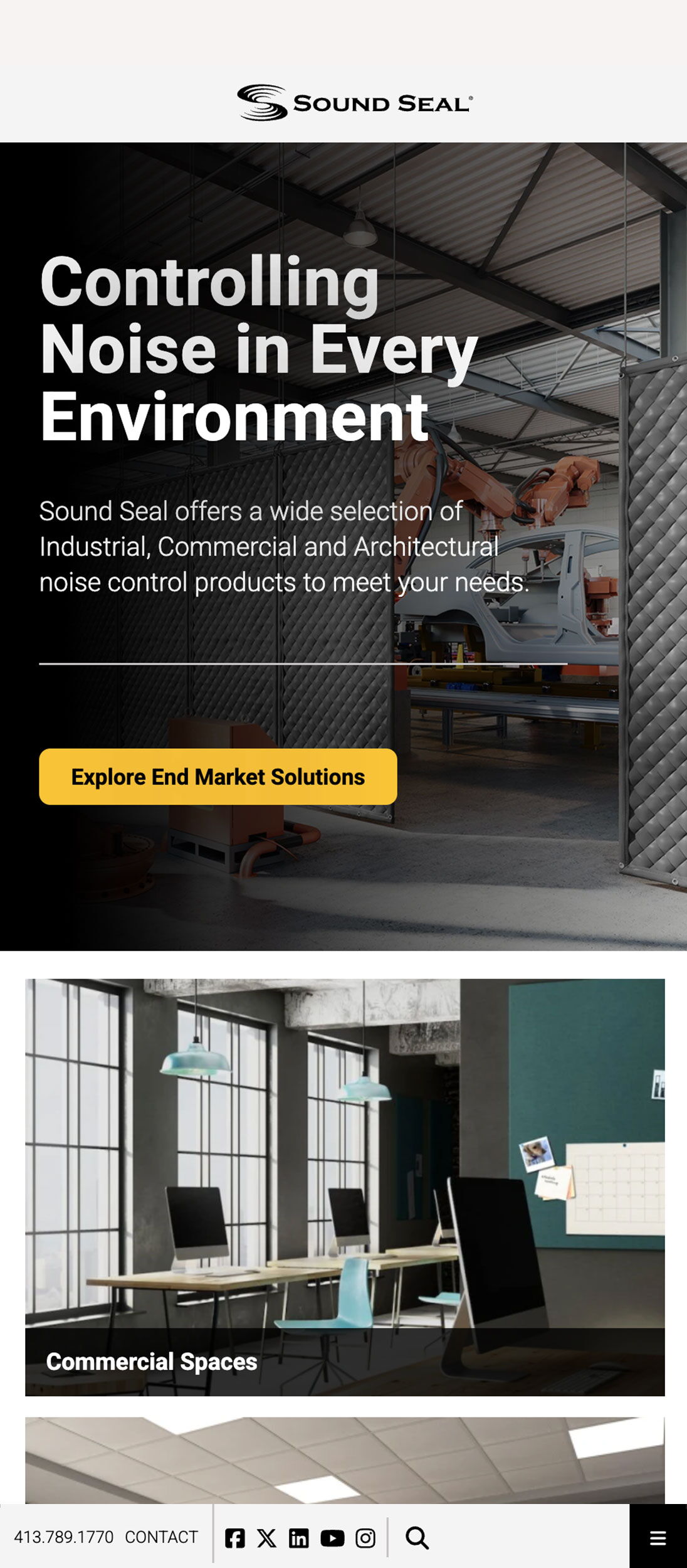 Sound Seal Website