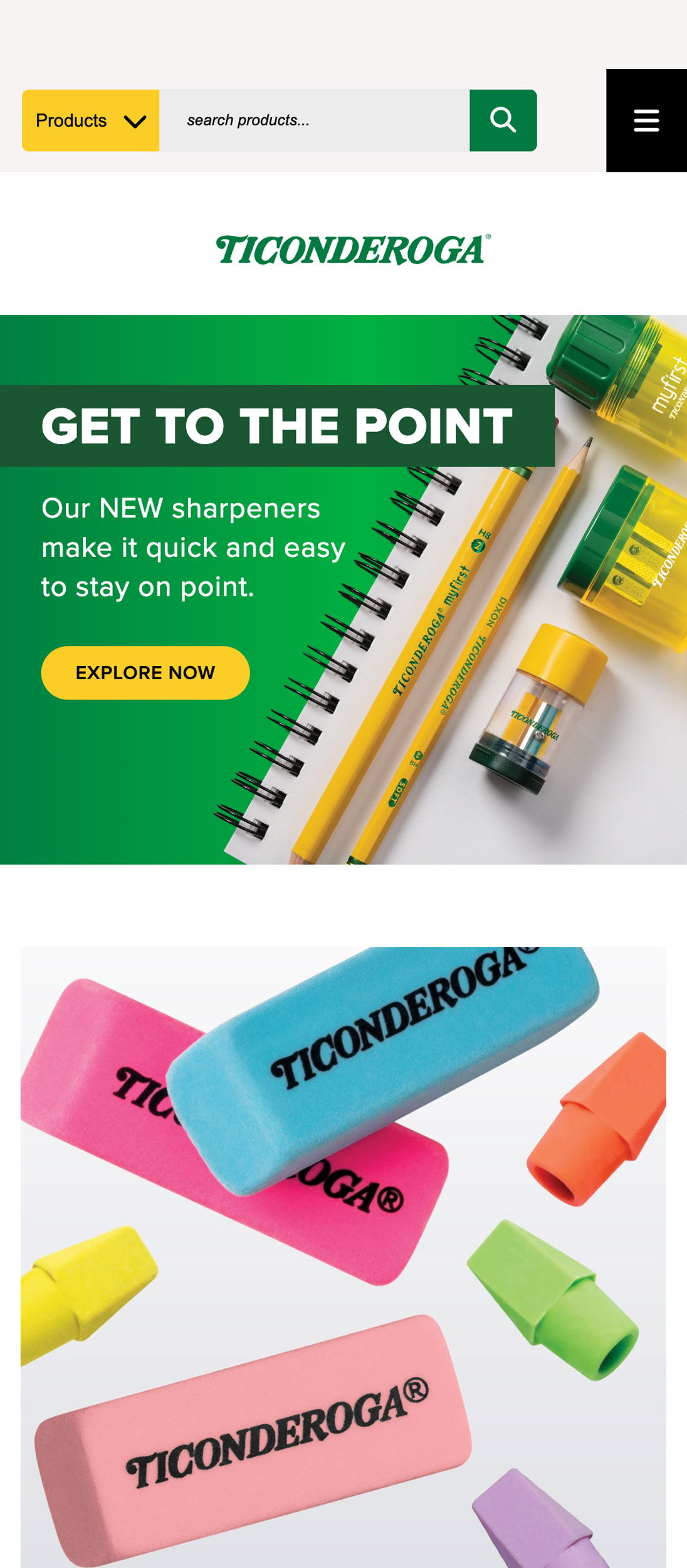 Ticonderoga Website
